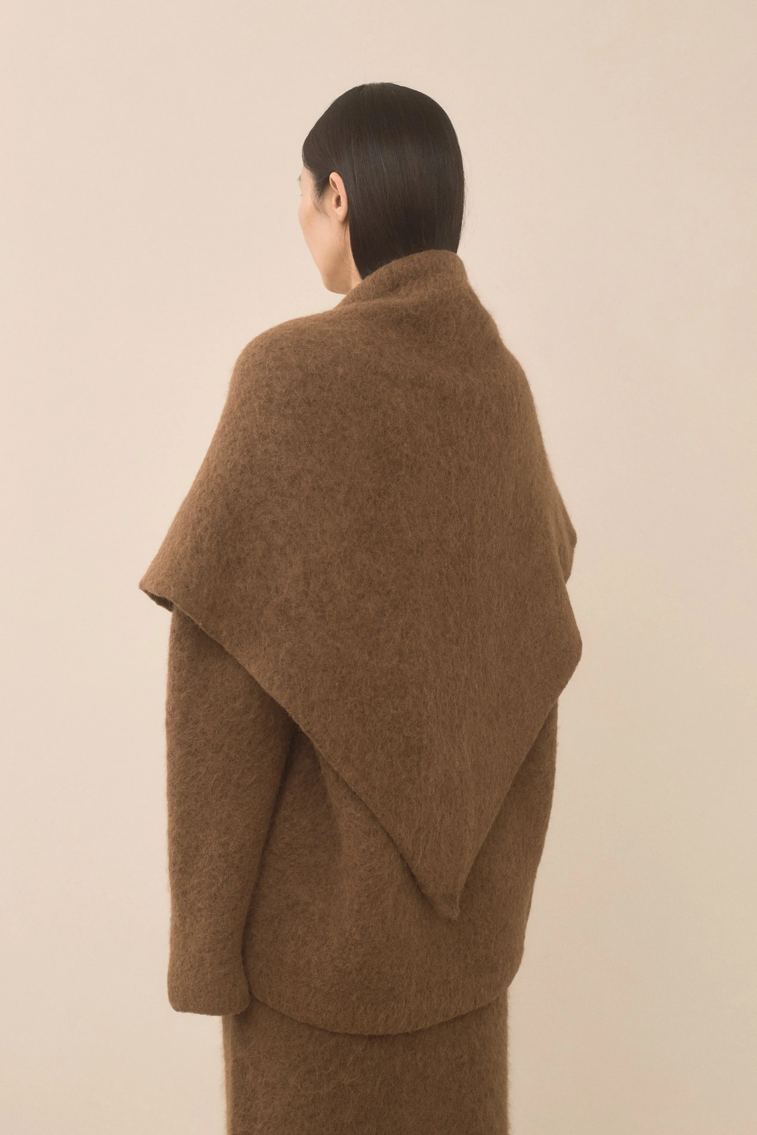 BRUSHED TRIANGLE WRAP sold by Lauren Manoogian product image thumbnail 4