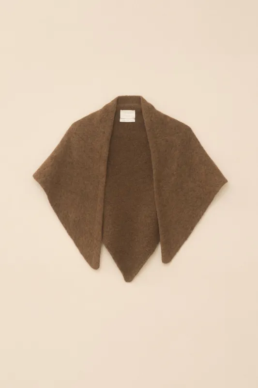 BRUSHED TRIANGLE WRAP made by Lauren Manoogian