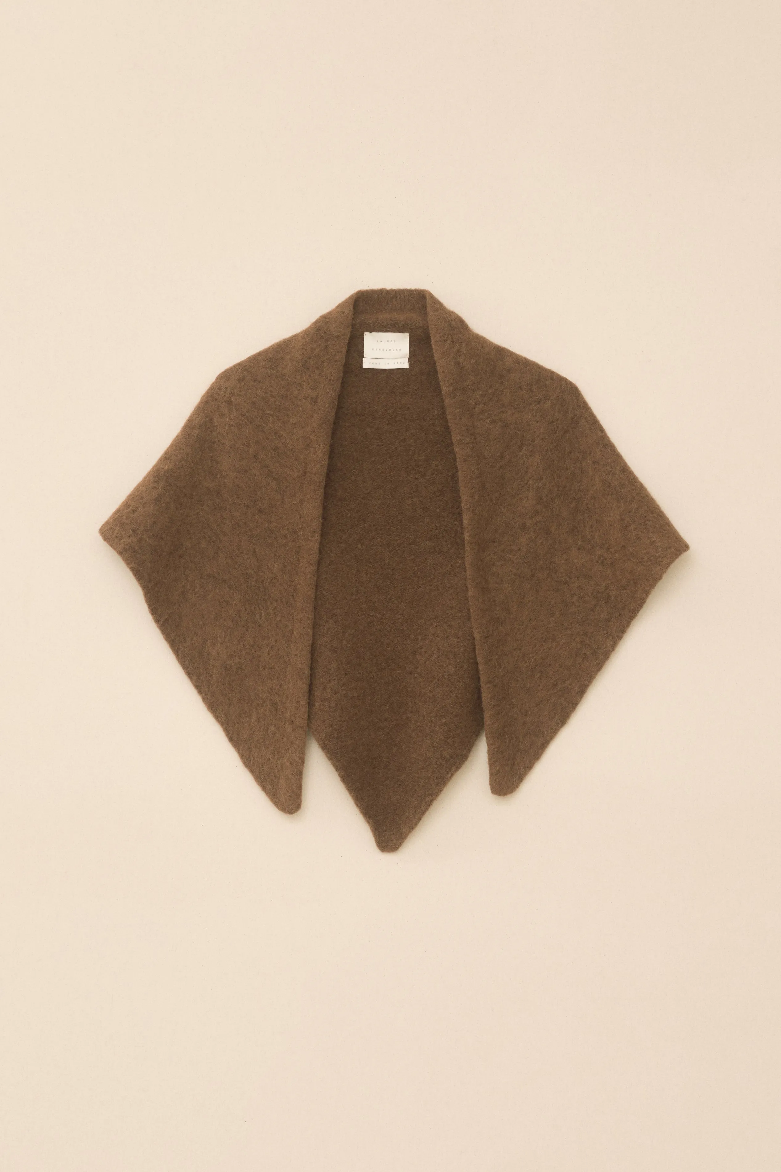 BRUSHED TRIANGLE WRAP sold by Lauren Manoogian