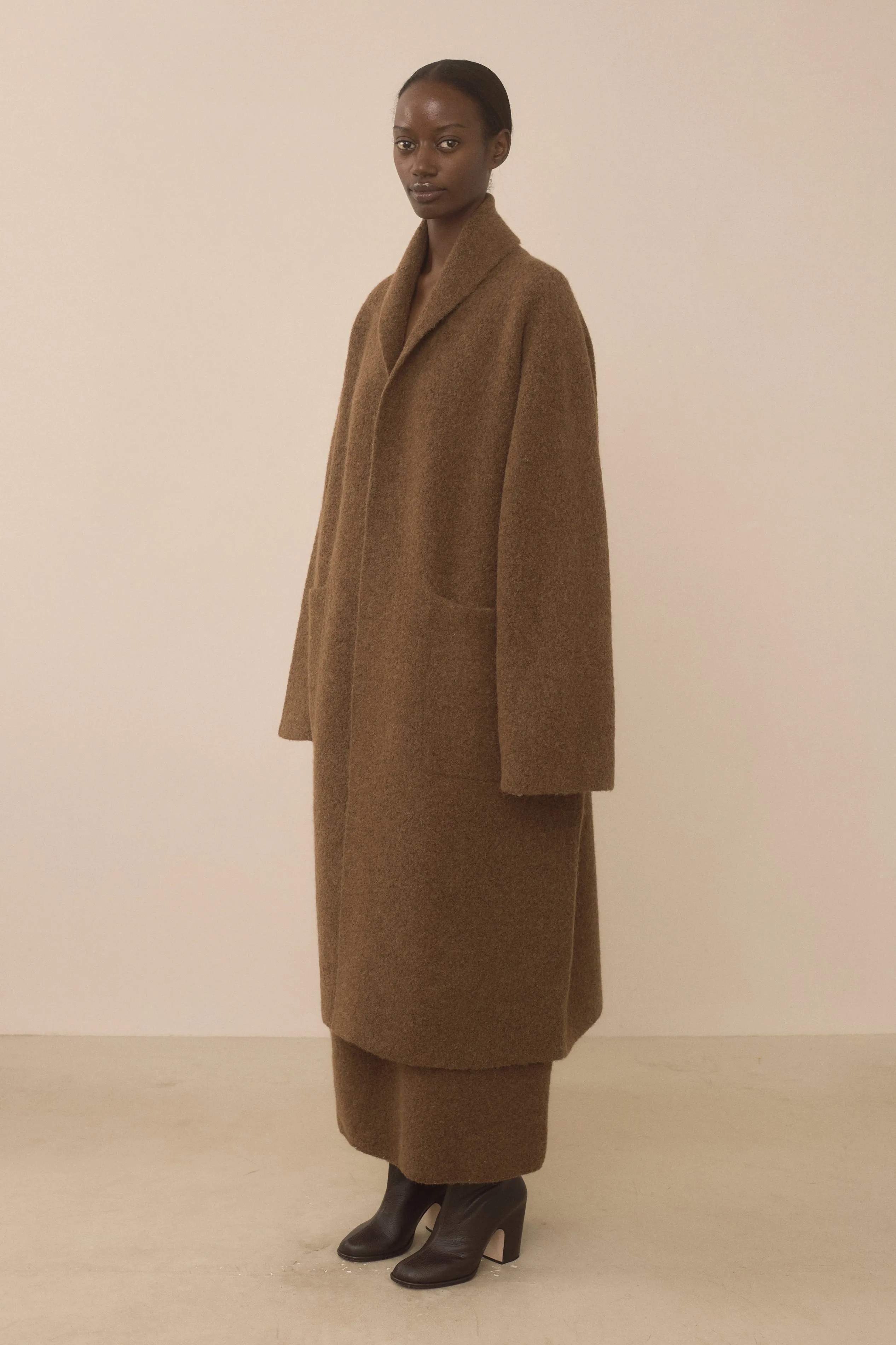 DOUBLE FACE LONG COAT sold by Lauren Manoogian product image thumbnail 5