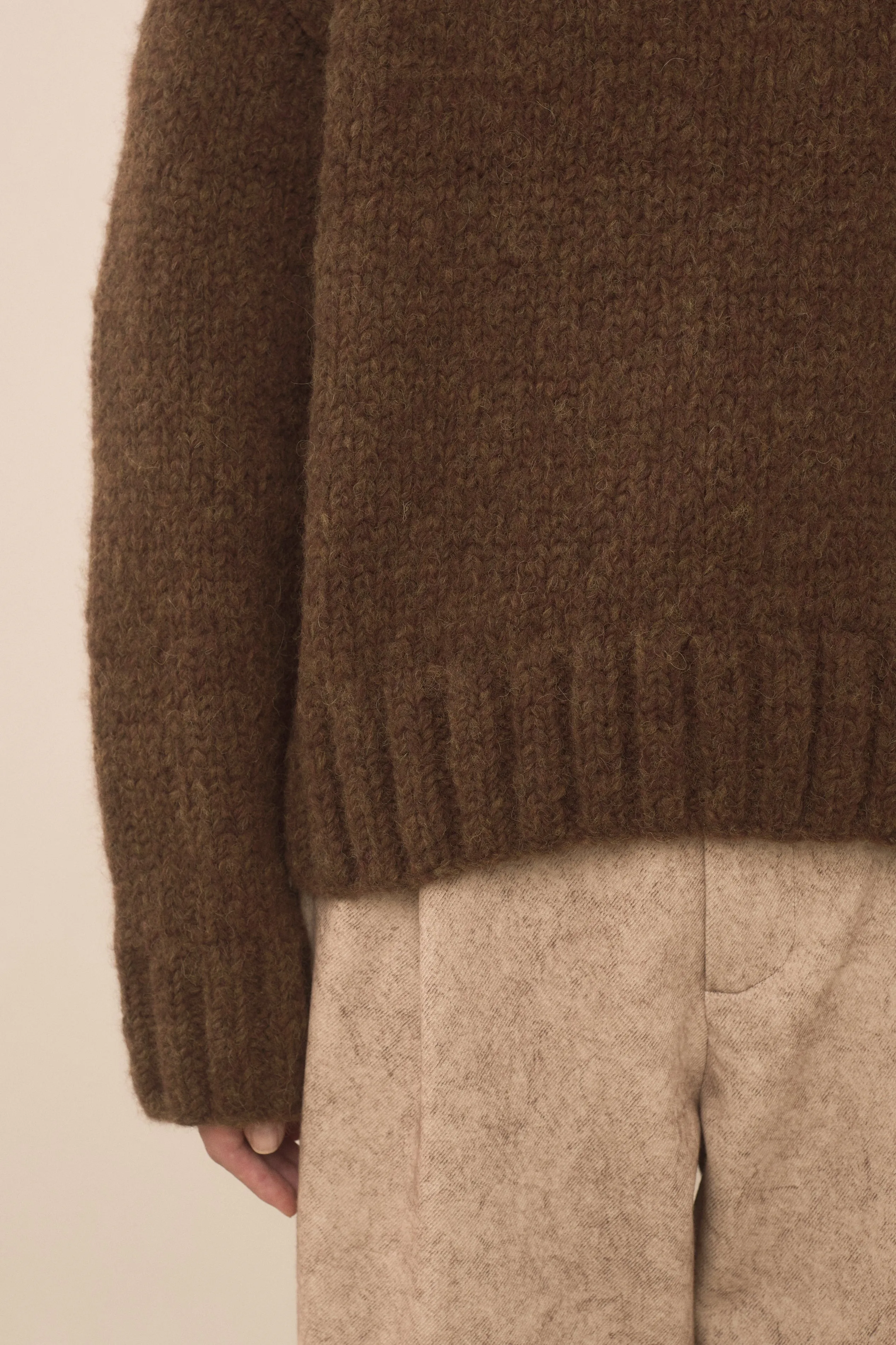 HANDKNIT MOCKNECK sold by Lauren Manoogian product image thumbnail 5