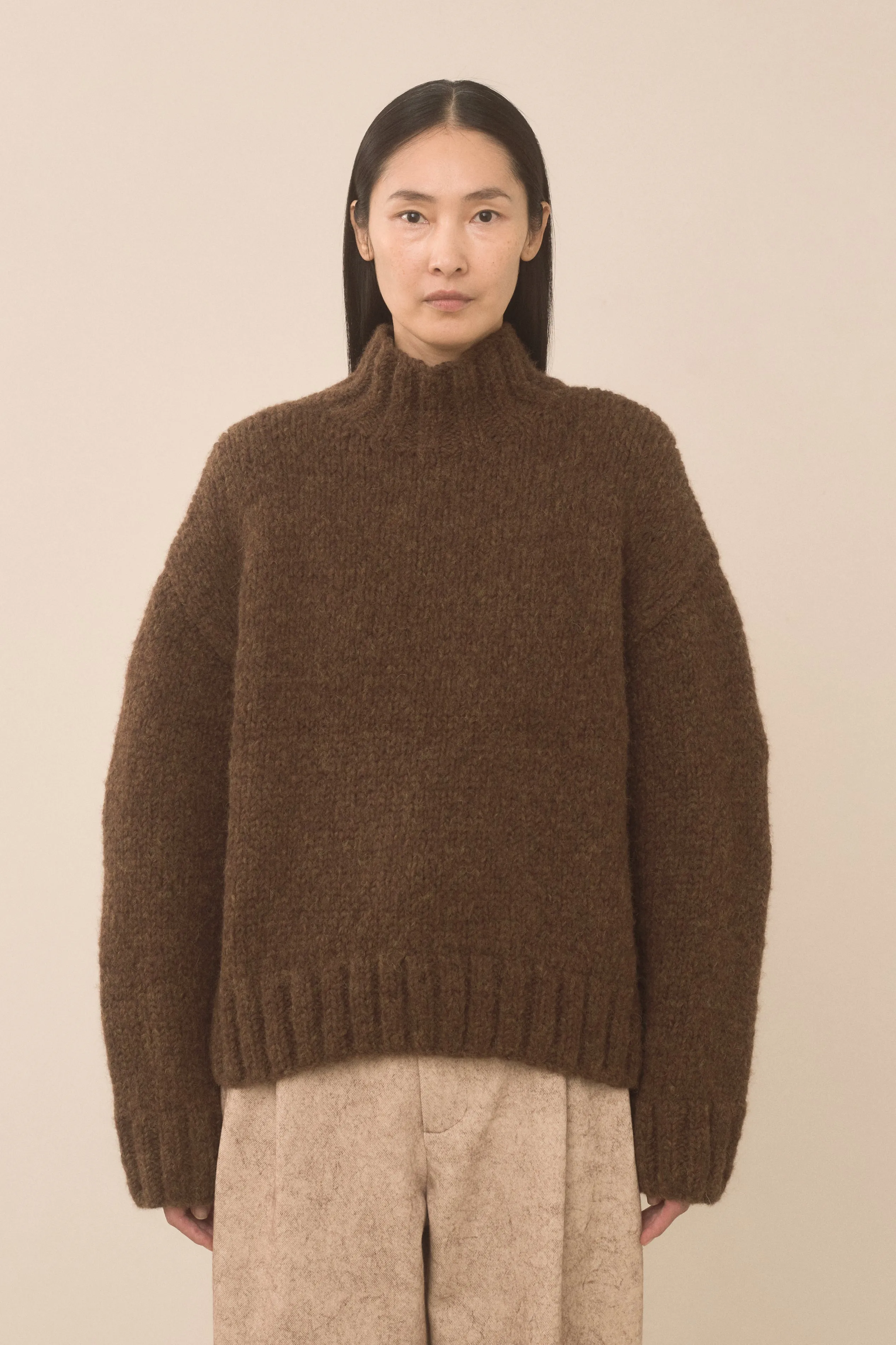 HANDKNIT MOCKNECK sold by Lauren Manoogian product image thumbnail 2