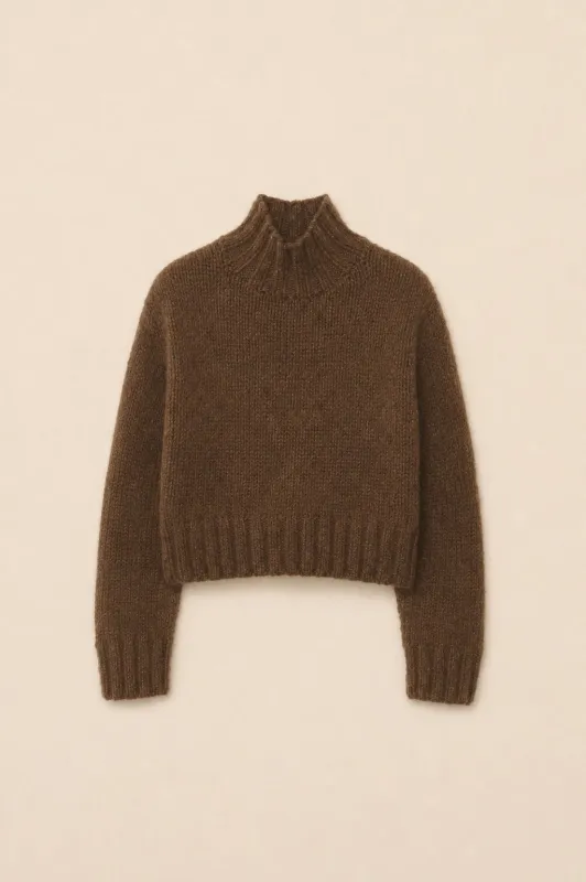 HANDKNIT MOCKNECK made by Lauren Manoogian