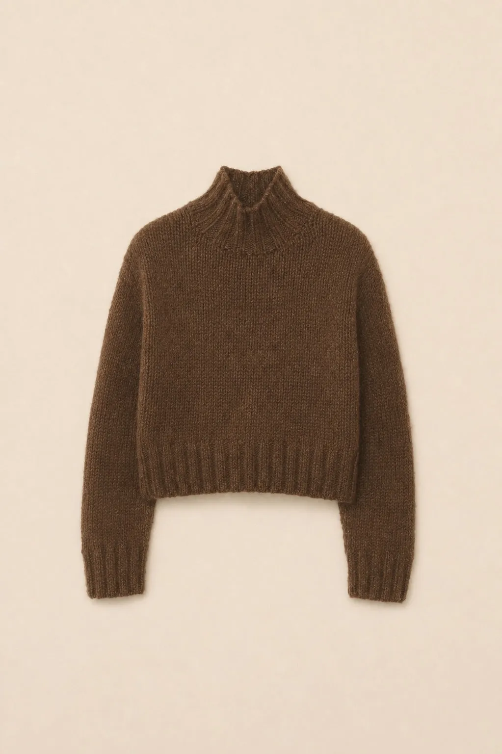 HANDKNIT MOCKNECK sold by Lauren Manoogian