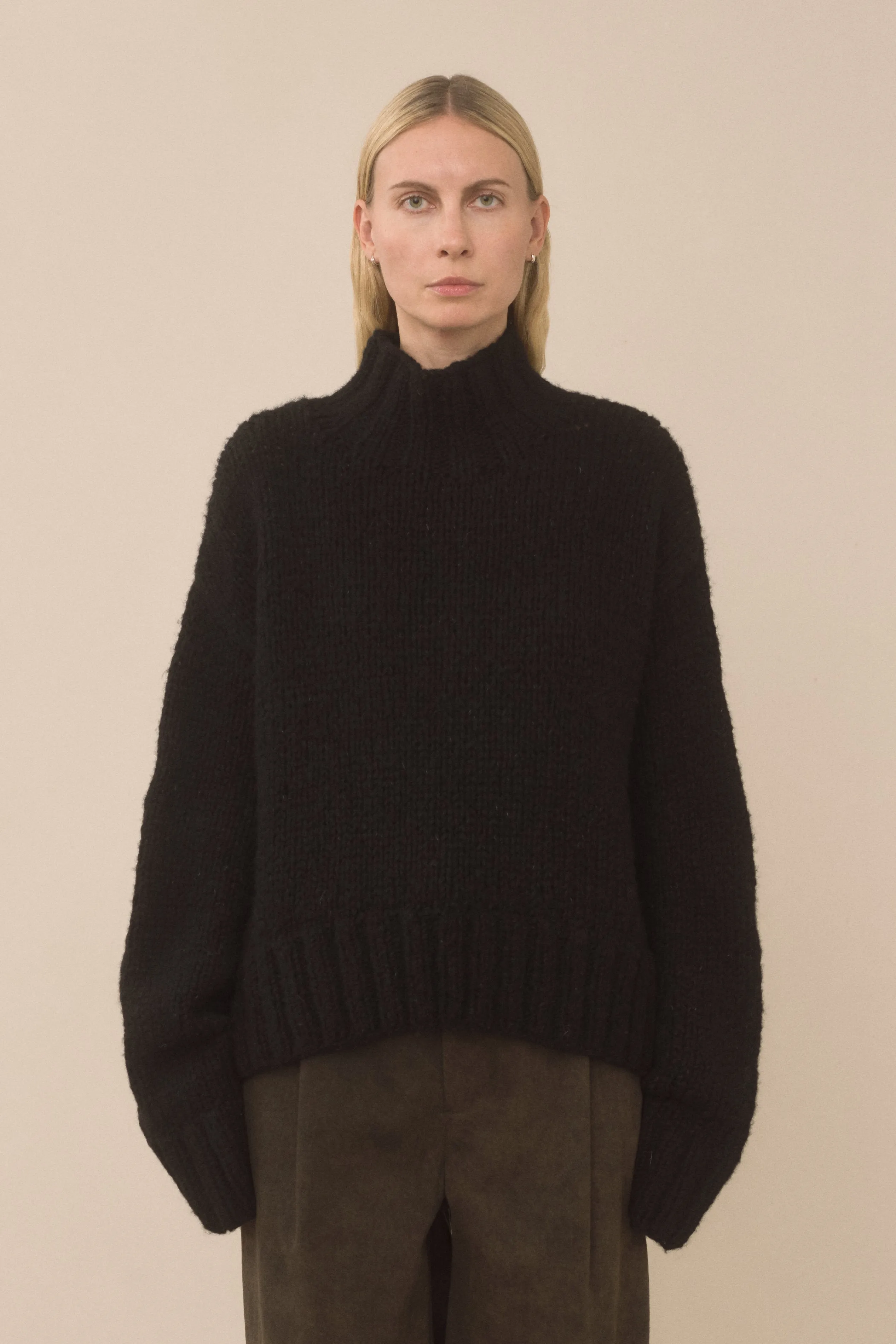 HANDKNIT MOCKNECK sold by Lauren Manoogian product image thumbnail 2