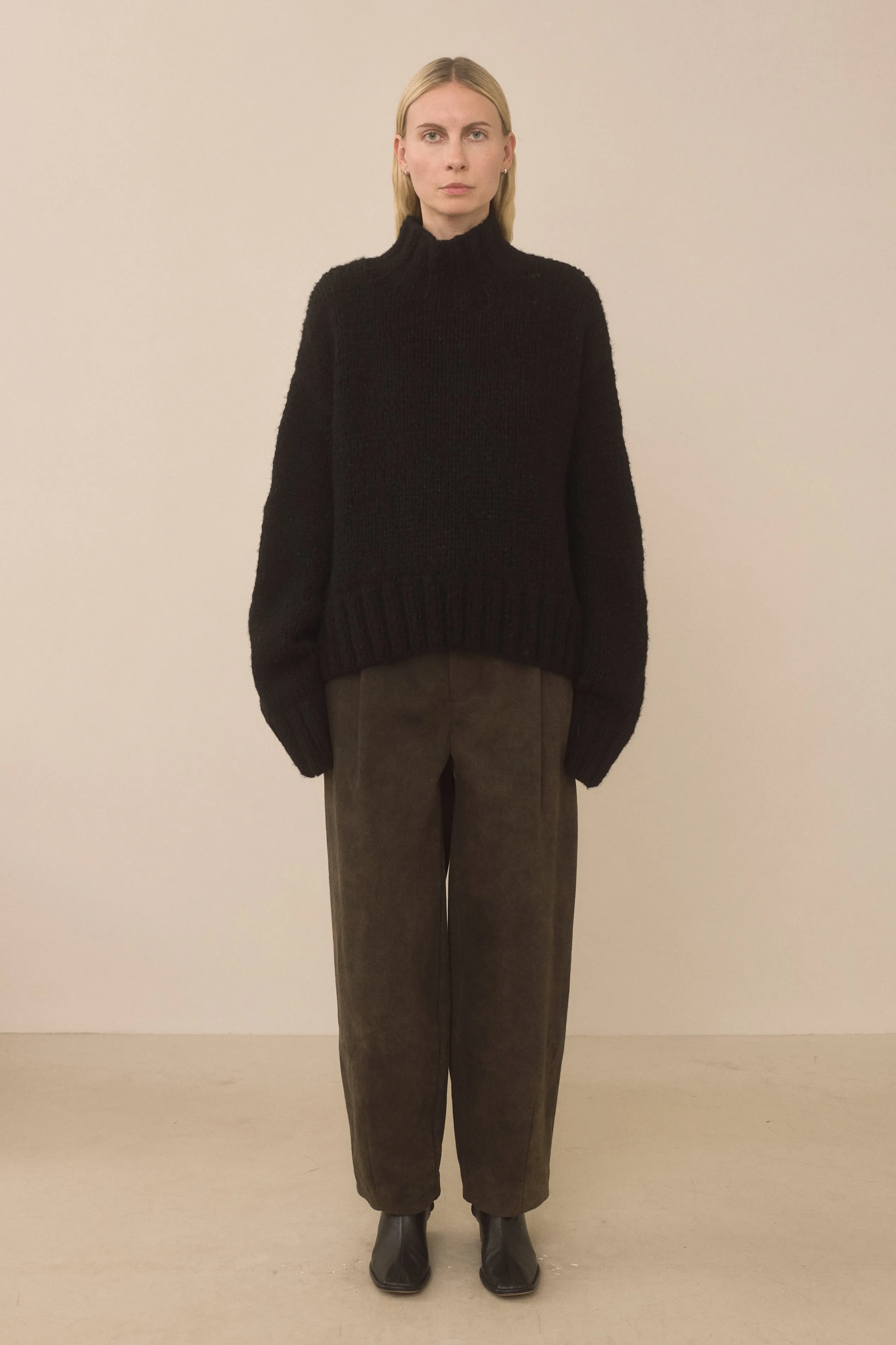 HANDKNIT MOCKNECK sold by Lauren Manoogian product image thumbnail 3