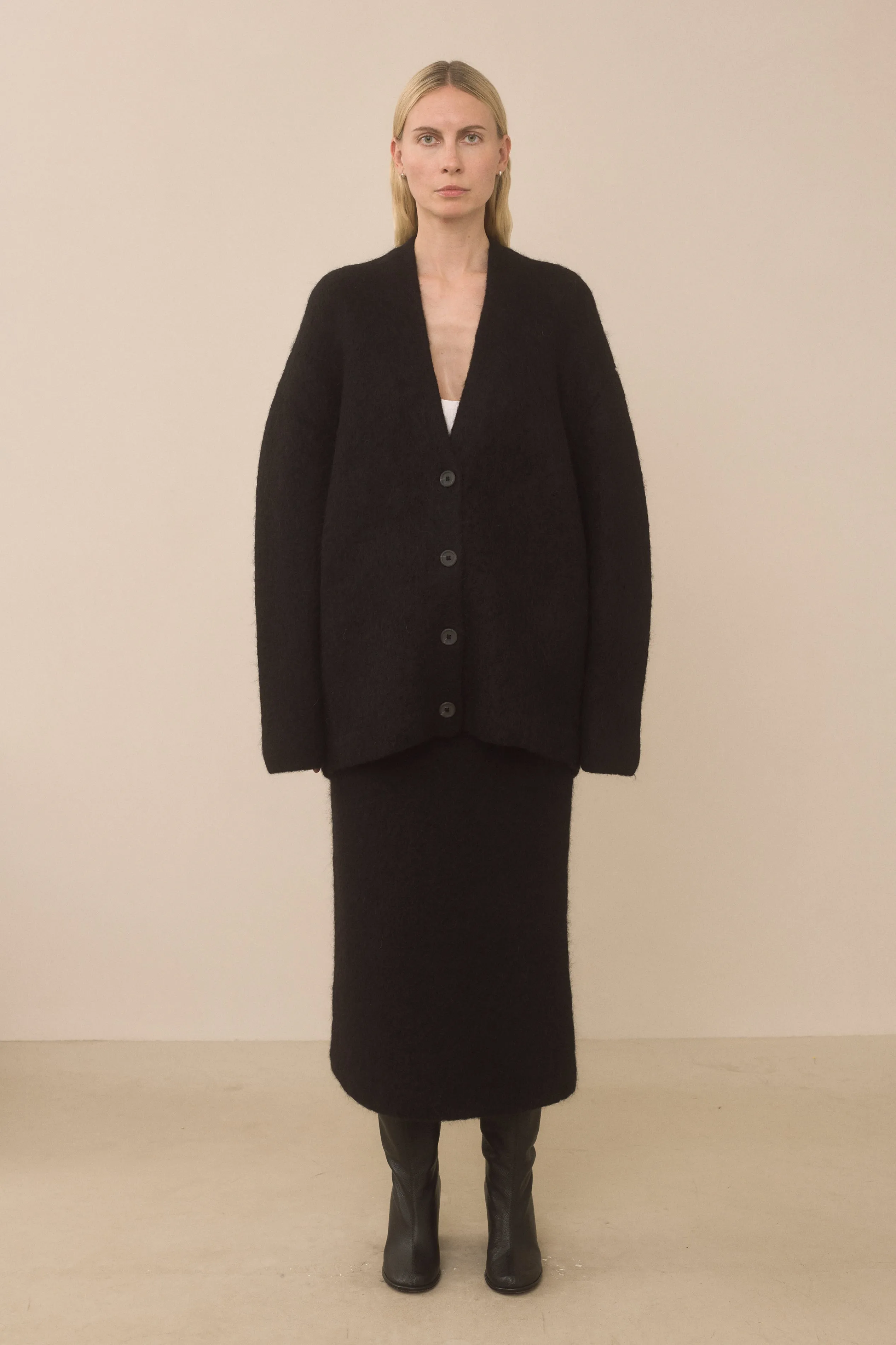 BRUSHED CARDIGAN sold by Lauren Manoogian product image thumbnail 3