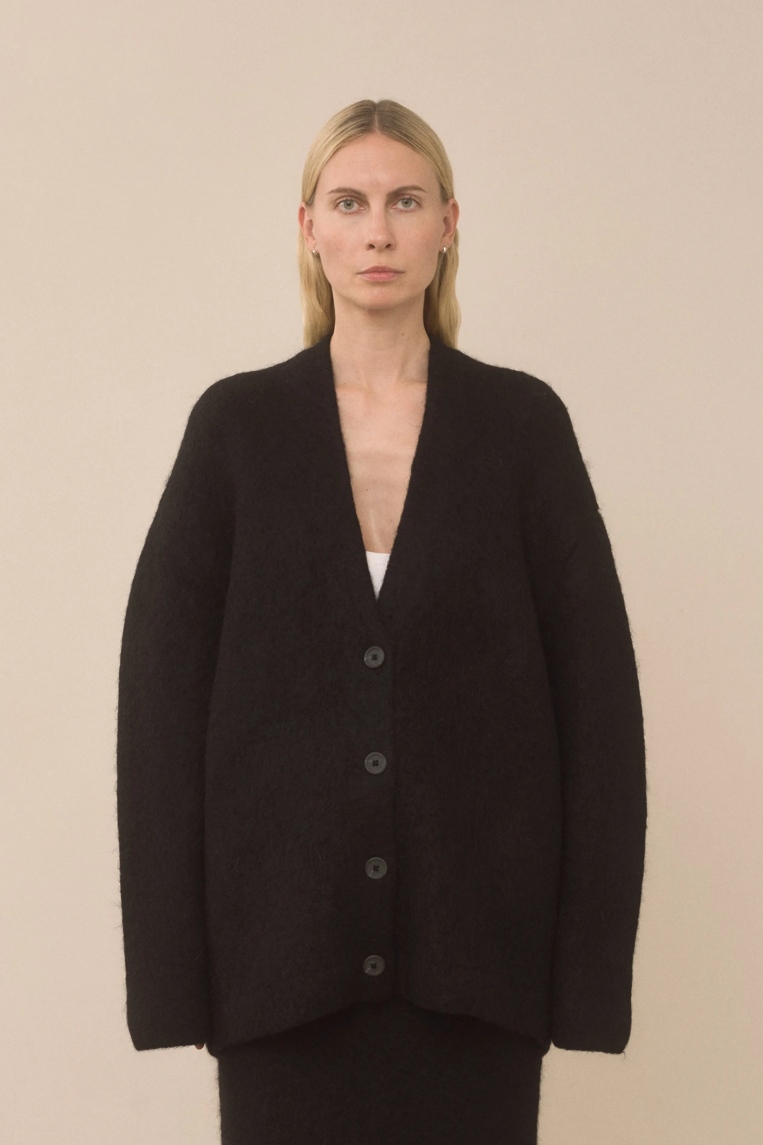 BRUSHED CARDIGAN sold by Lauren Manoogian product image thumbnail 2