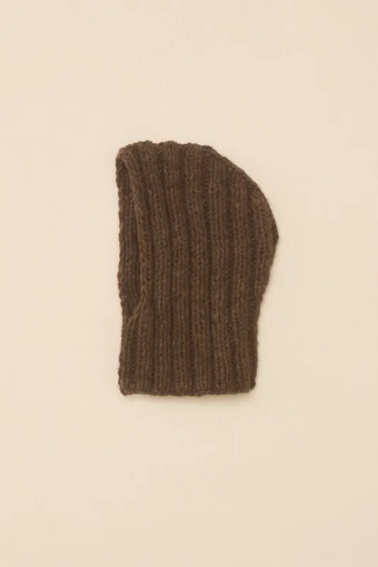 HANDKNIT RIB BALACLAVA made by Lauren Manoogian