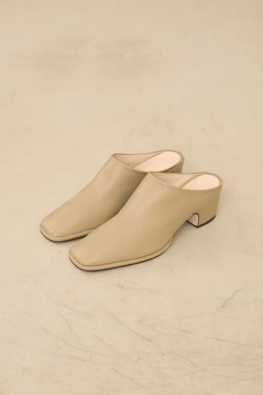 SQUARE ARCH MULE made by Lauren Manoogian