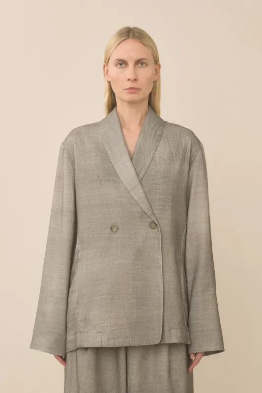 BRUSHSTROKE BLAZER made by Lauren Manoogian
