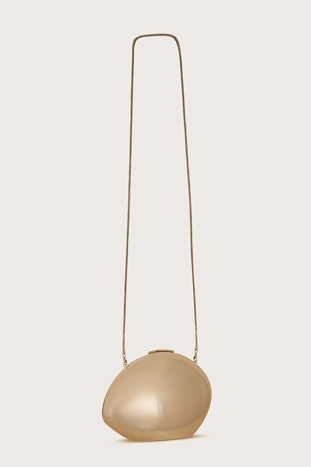 AMAYA Acrylic Pebble Clutch Bag in Gold sold by Lavish Alice product image thumbnail 4