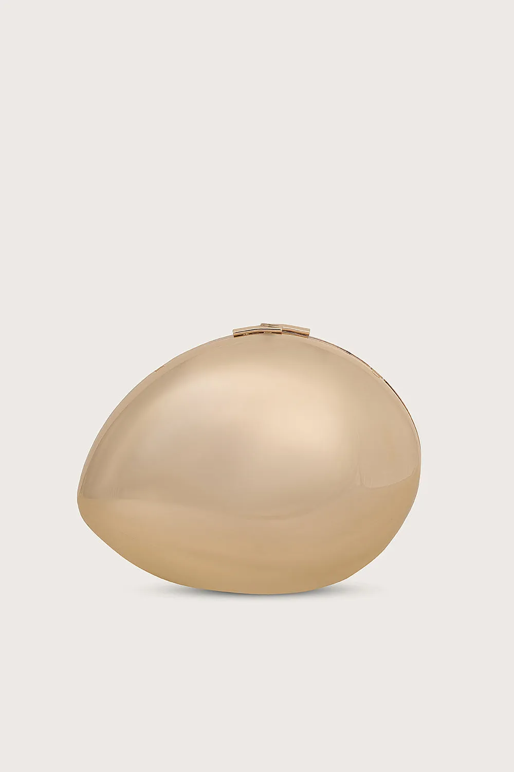 AMAYA Acrylic Pebble Clutch Bag in Gold sold by Lavish Alice