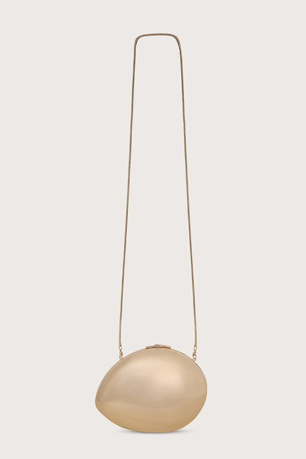 AMAYA Acrylic Pebble Clutch Bag in Gold sold by Lavish Alice product image thumbnail 2