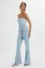 MACIE Bandeau Tailored Jumpsuit In Cornflower Blue sold by Lavish Alice