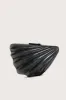 LOTTIE Acrylic Shell Clutch Bag in Black sold by Lavish Alice