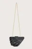 LOTTIE Acrylic Shell Clutch Bag in Black sold by Lavish Alice