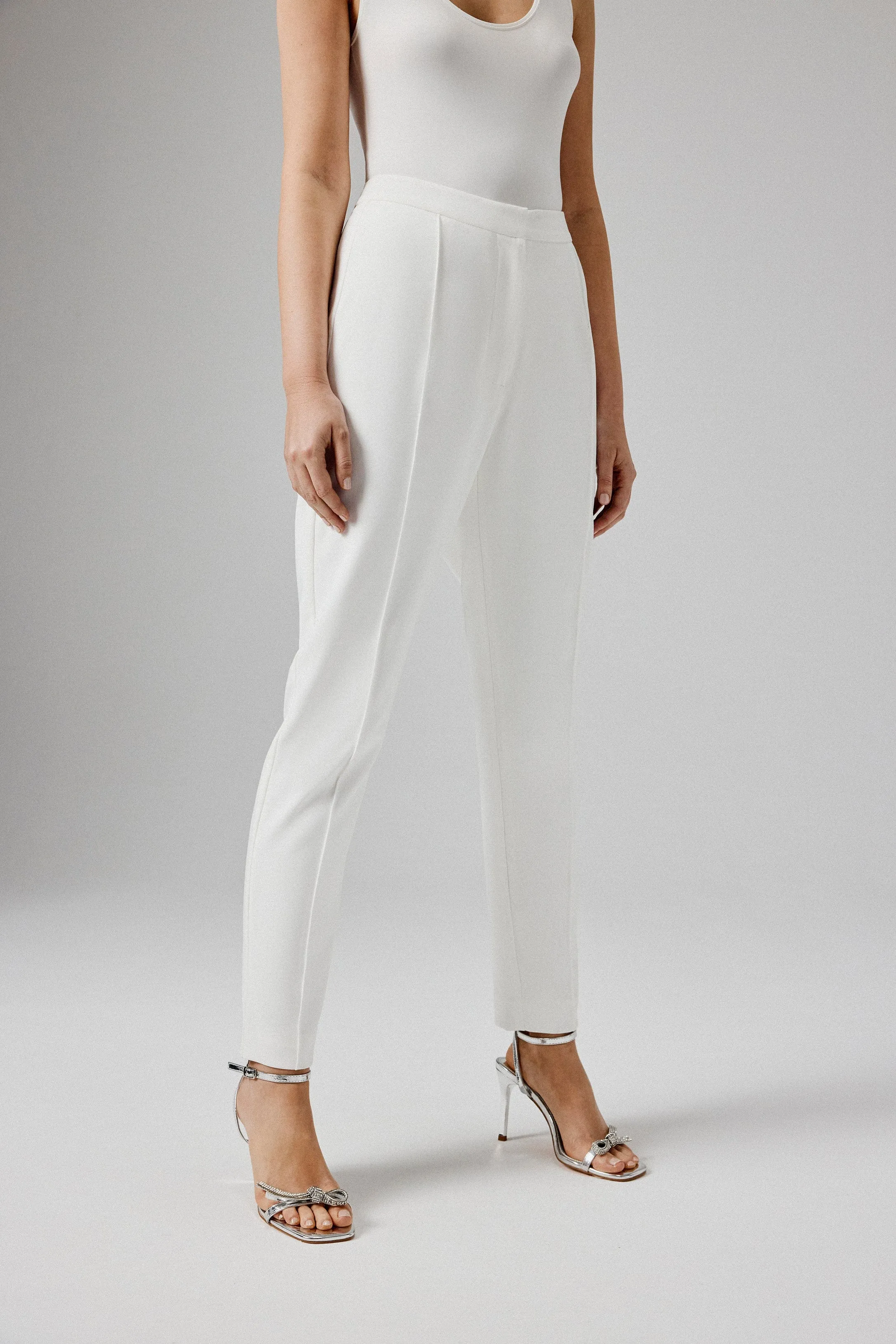 AMARIA Tailored Trousers in White sold by Lavish Alice product image thumbnail 3