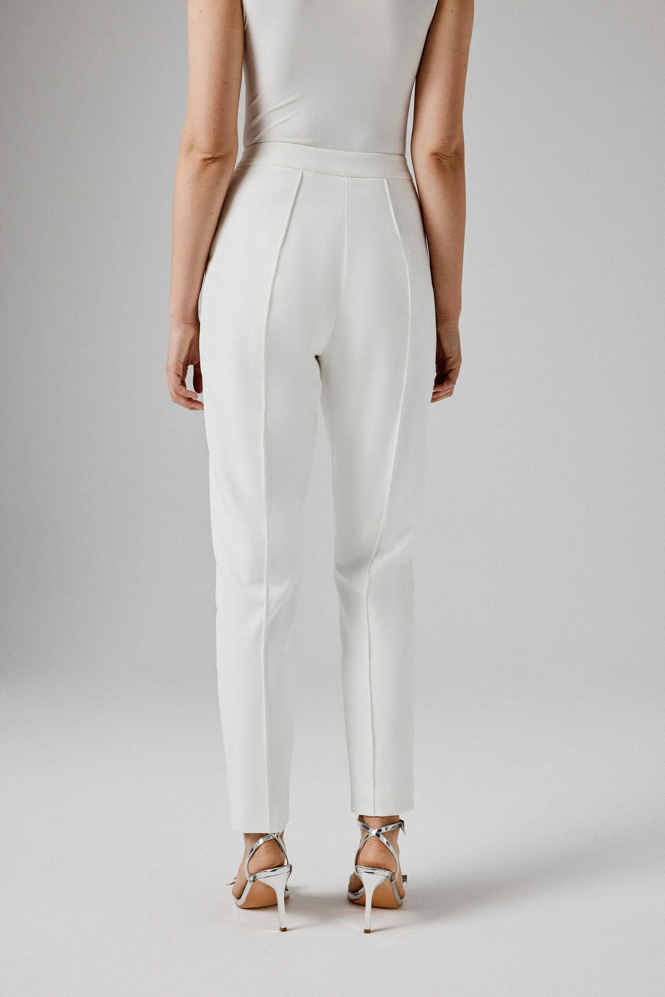 AMARIA Tailored Trousers in White sold by Lavish Alice product image thumbnail 4