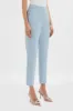 VANESSA Tapered Leg Trouser in Cornflower Blue sold by Lavish Alice