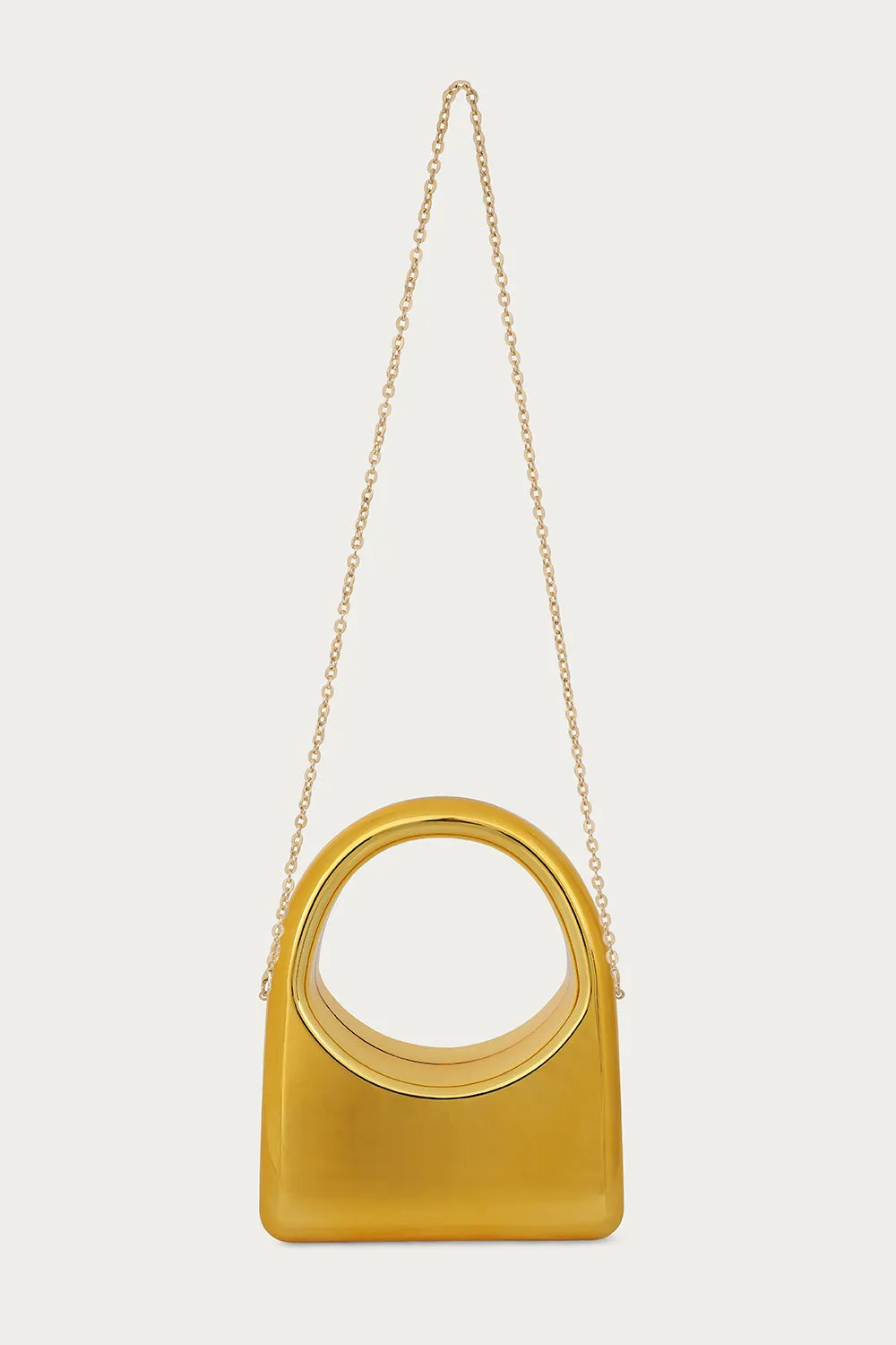 EMMY Sculpted Acrylic Hand Bag in Gold sold by Lavish Alice product image thumbnail 2