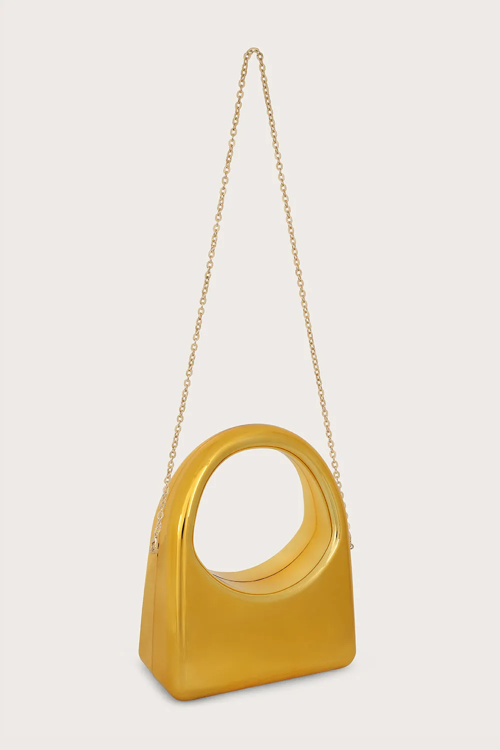 EMMY Sculpted Acrylic Hand Bag in Gold sold by Lavish Alice product image thumbnail 4