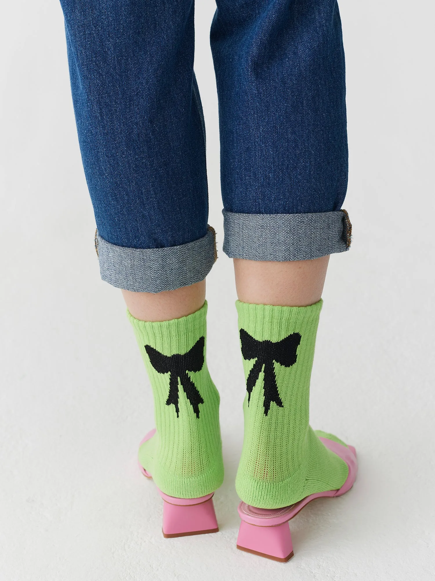 Lazy Oaf Neon Bow Socks sold by Lazy Oaf product image thumbnail 2