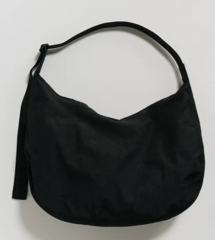 Baggu - Large Crescent Bag - Black sold by Lazy Oaf