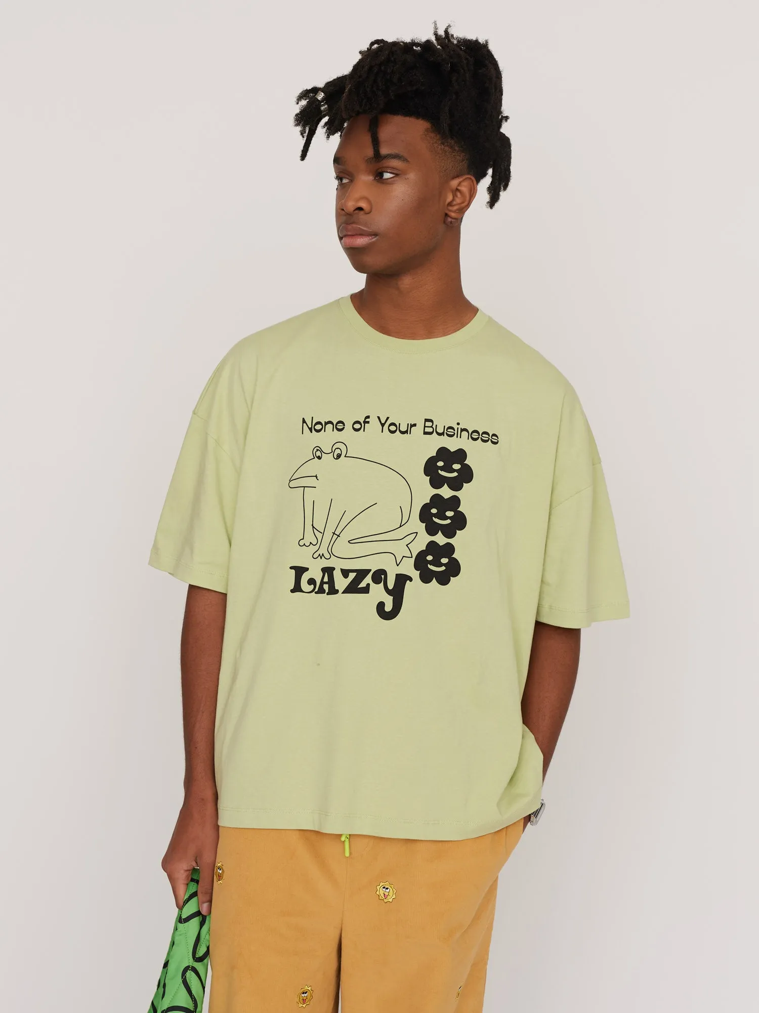 None Of Your Business T-Shirt sold by Lazy Oaf product image thumbnail 3