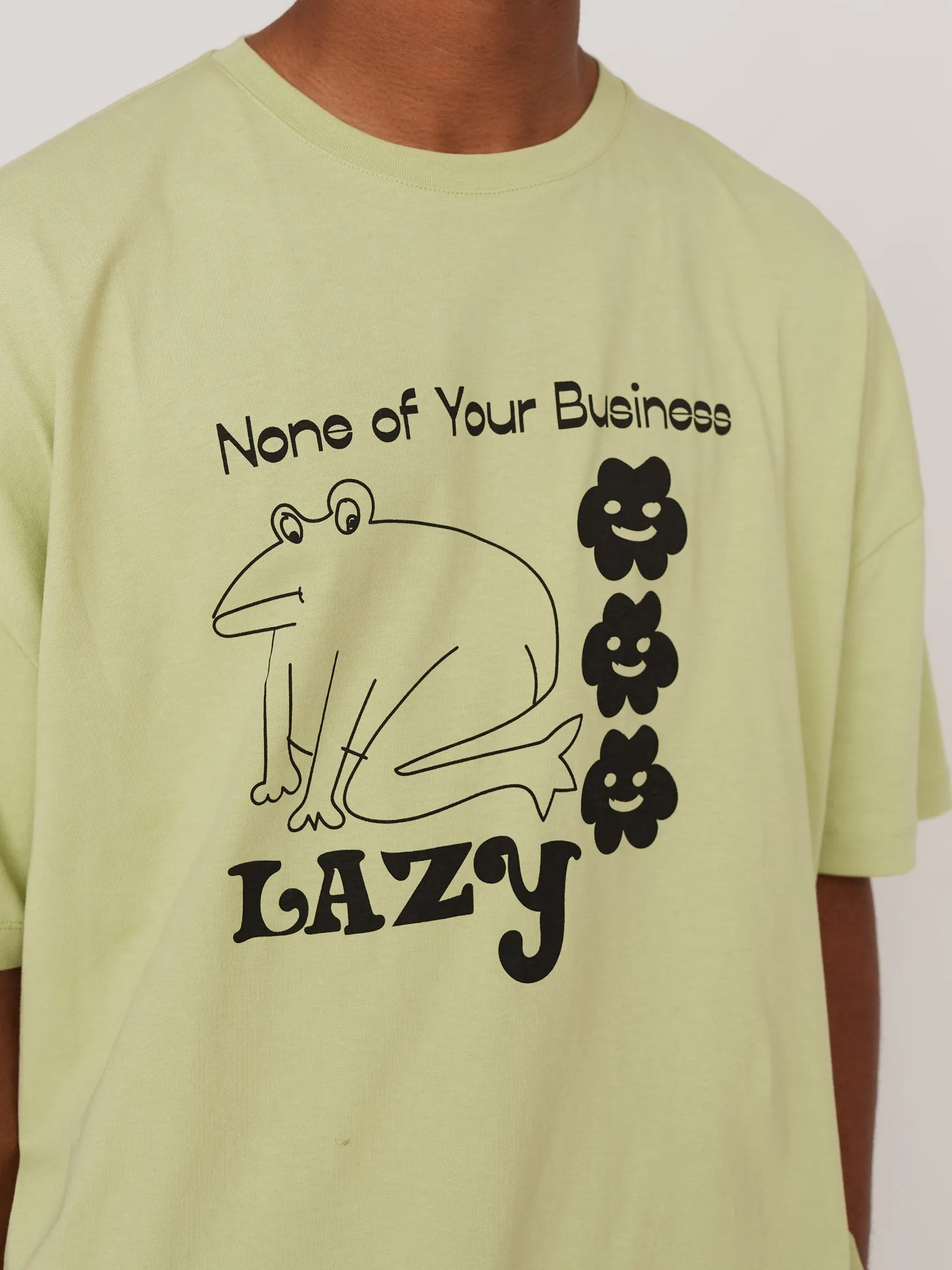 None Of Your Business T-Shirt sold by Lazy Oaf product image thumbnail 5
