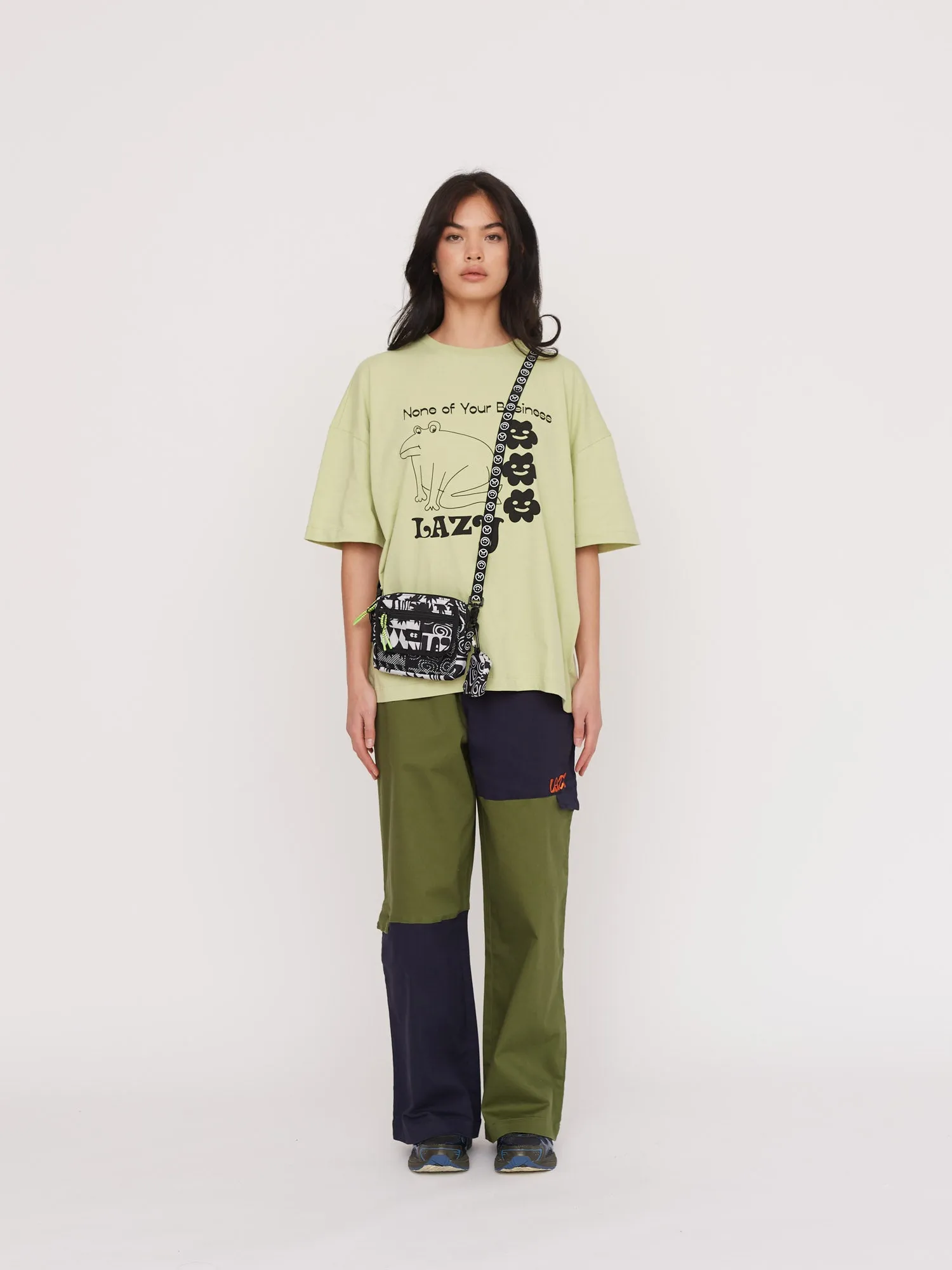 None Of Your Business T-Shirt sold by Lazy Oaf product image thumbnail 2