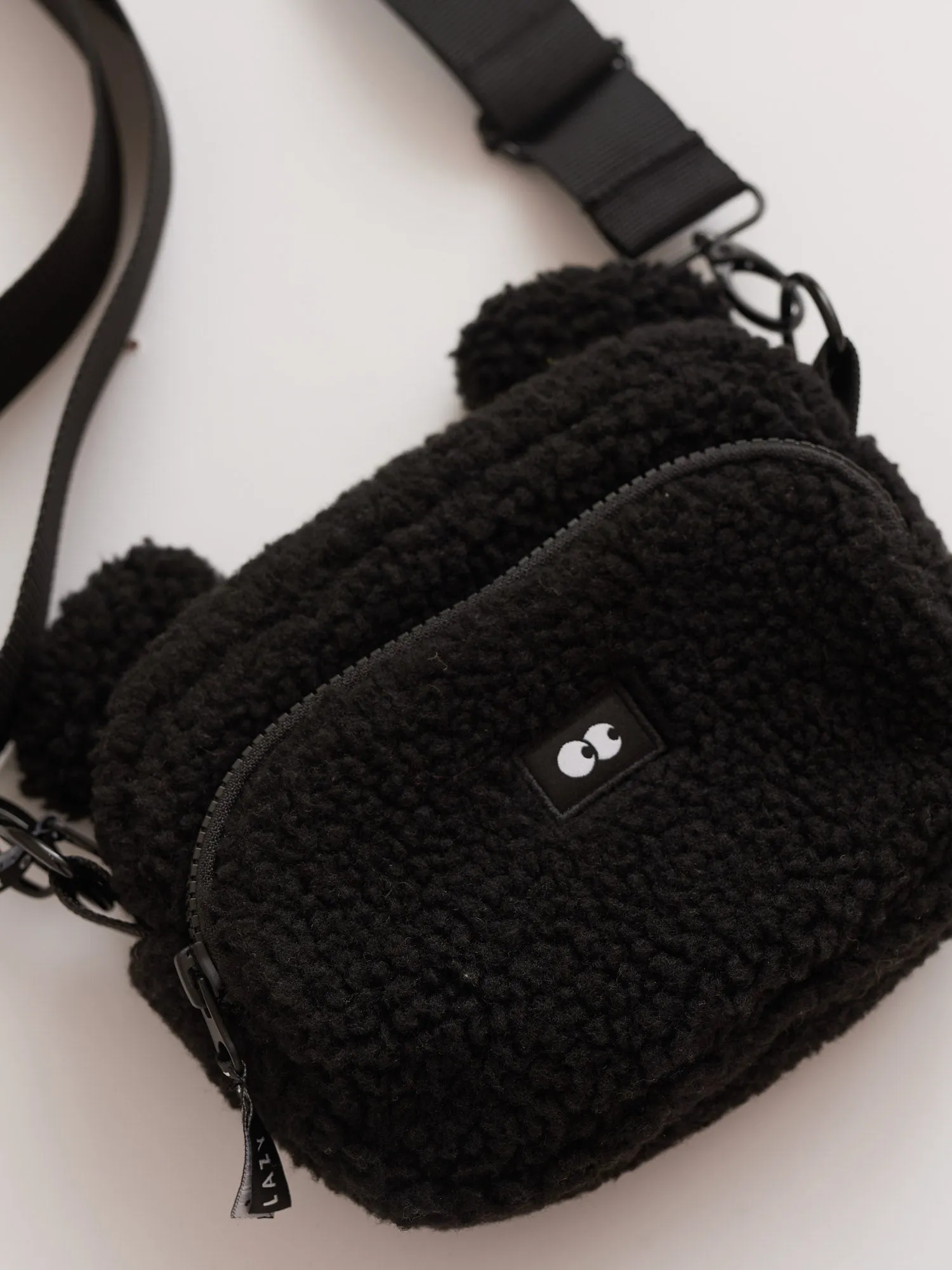 Black Fleece Bear Bag sold by Lazy Oaf product image thumbnail 4