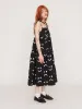 Happy Sad Tie Shoulder Smock Dress sold by Lazy Oaf