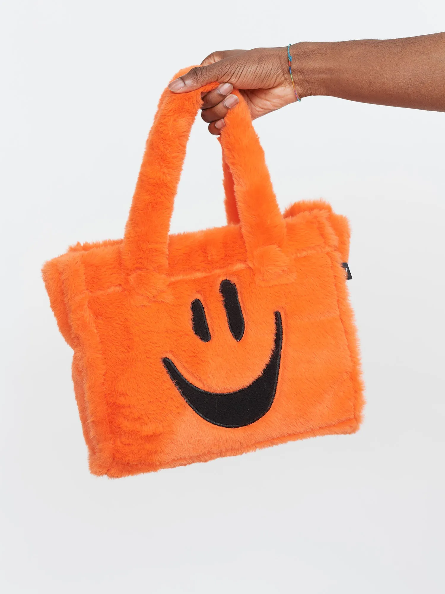 Lazy Oaf Orangey Faux Furry Bag sold by Lazy Oaf