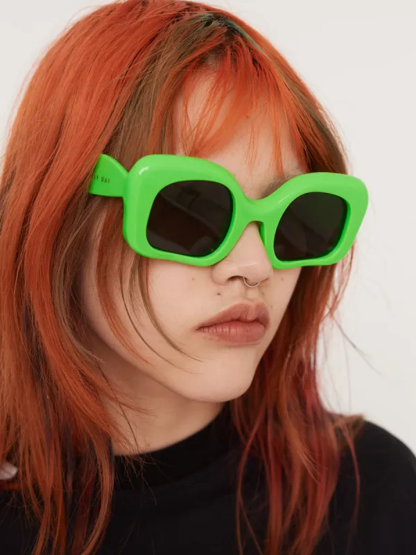 LO X Yuma Labs Green Eyed Monster Sunglasses sold by Lazy Oaf