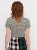 Lazy Oaf Stripes and Smiles Fitted Tee sold by Lazy Oaf