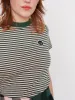 Lazy Oaf Stripes and Smiles Fitted Tee sold by Lazy Oaf