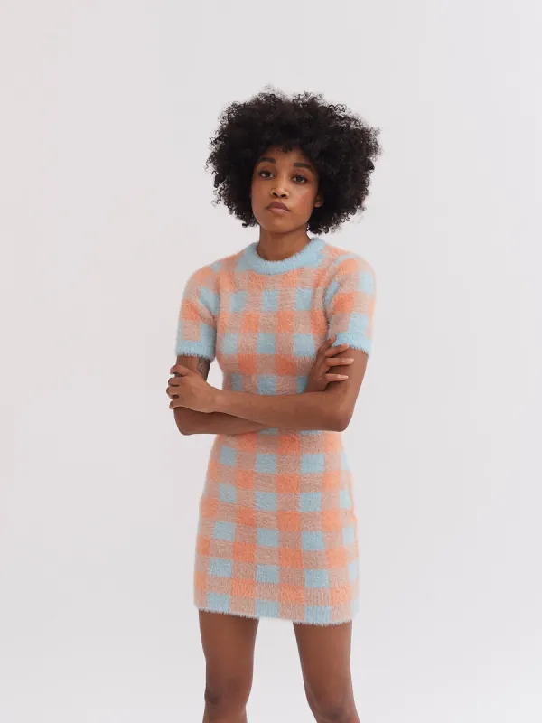 Lazy Oaf Feeling Peachy Knit Dress sold by Lazy Oaf