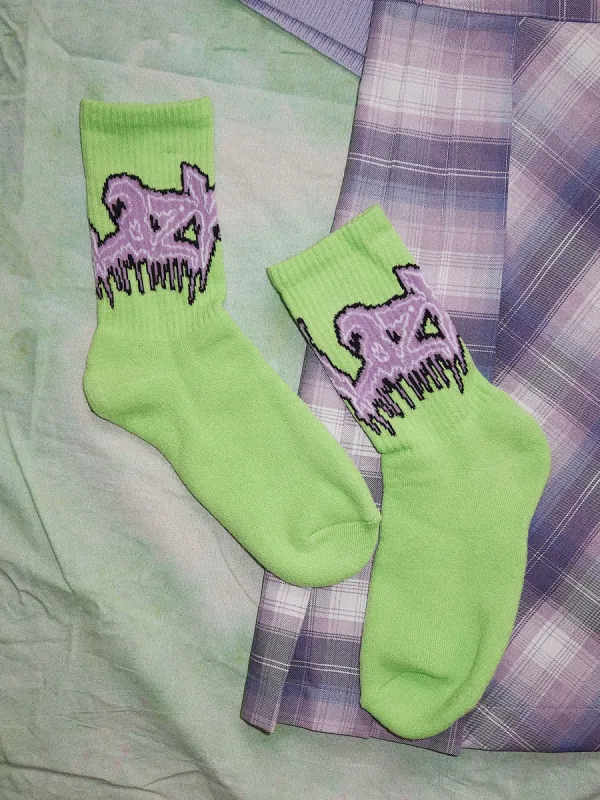 Lazy Oaf Dripping Lazy Socks sold by Lazy Oaf