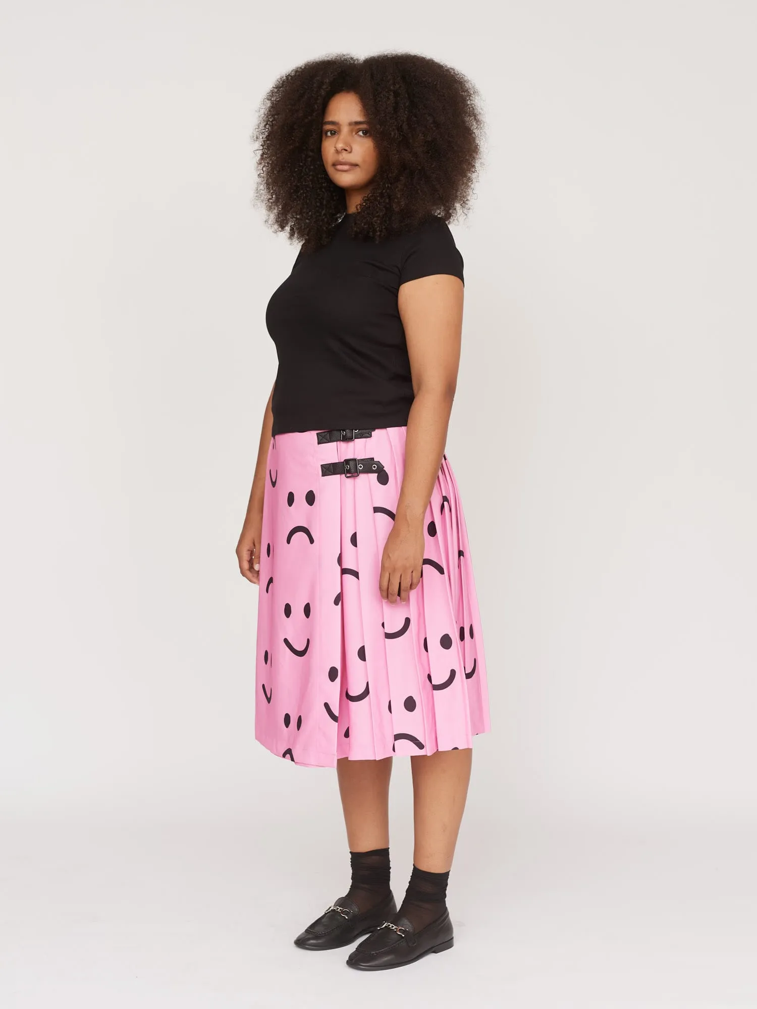 Happy Sad Pink Kilt sold by Lazy Oaf product image thumbnail 3