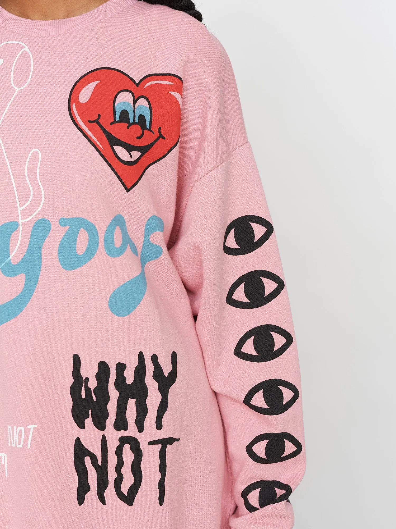 Why Not Sweatshirt sold by Lazy Oaf product image thumbnail 5
