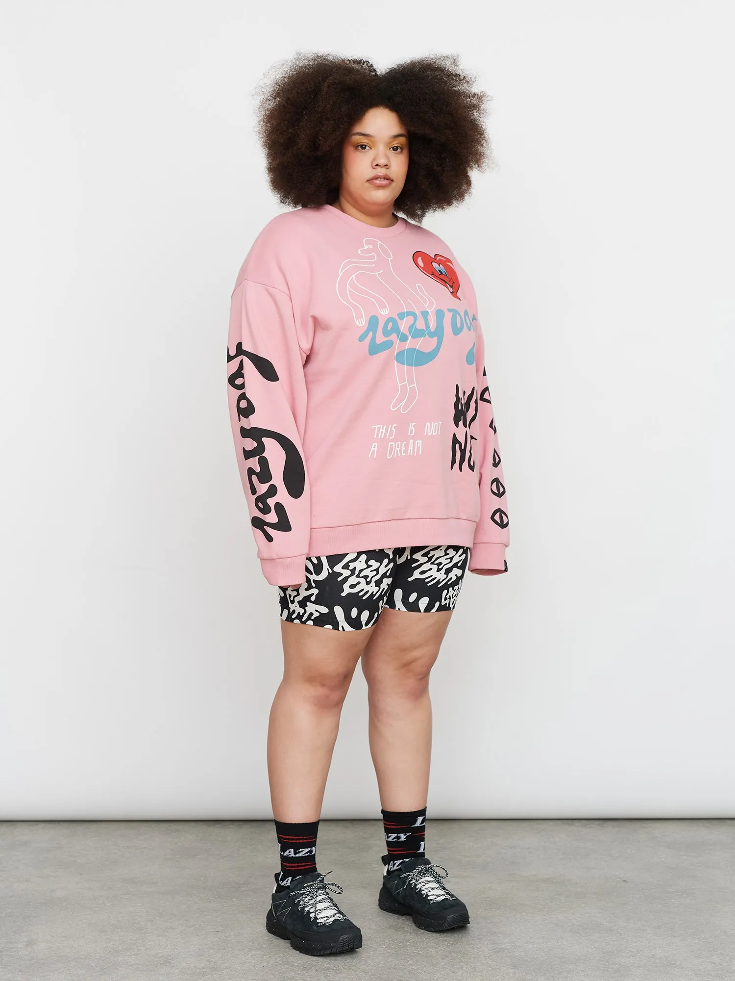 Why Not Sweatshirt sold by Lazy Oaf product image thumbnail 3