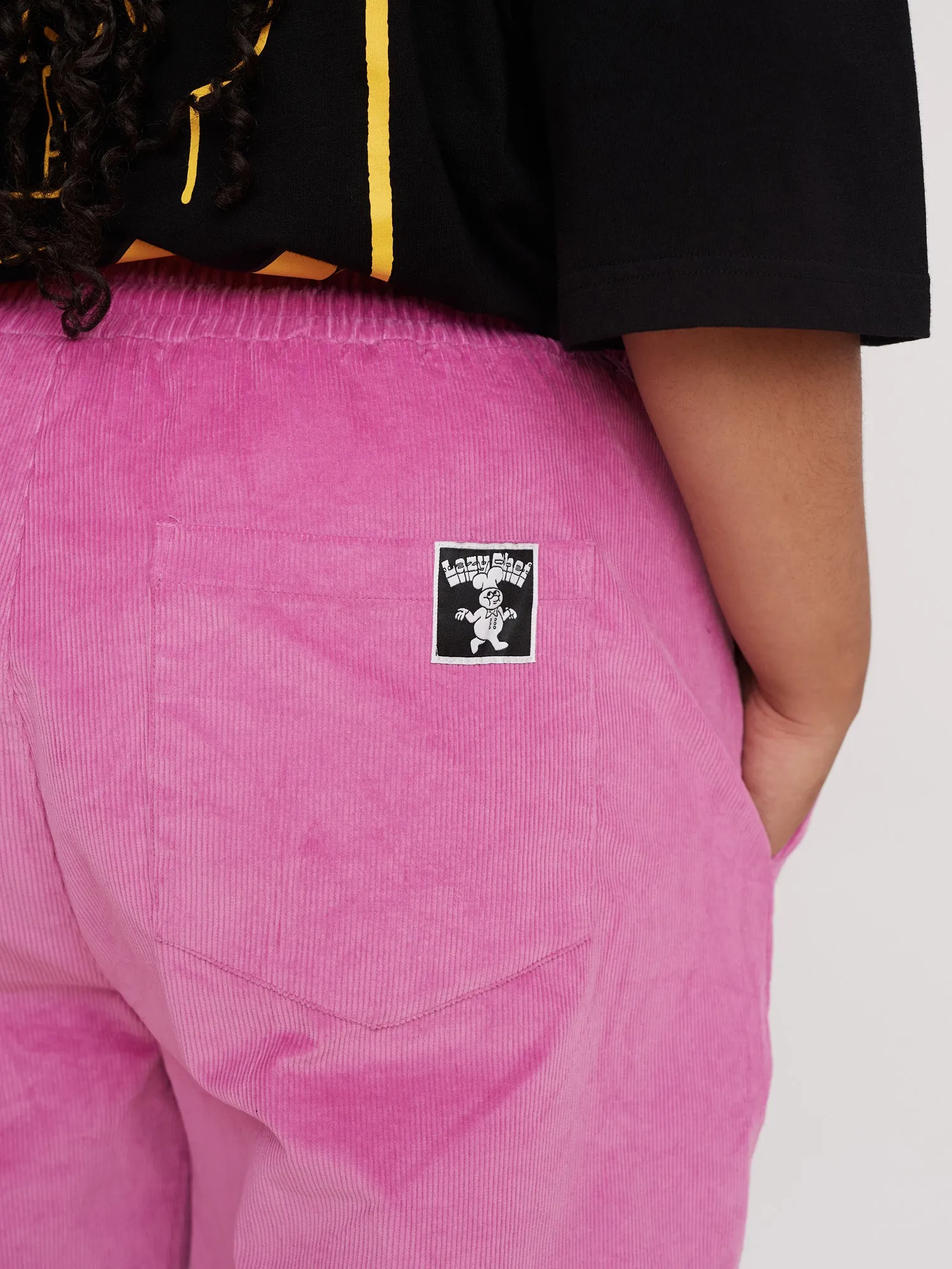 Pink Custard Cord Pants sold by Lazy Oaf product image thumbnail 4