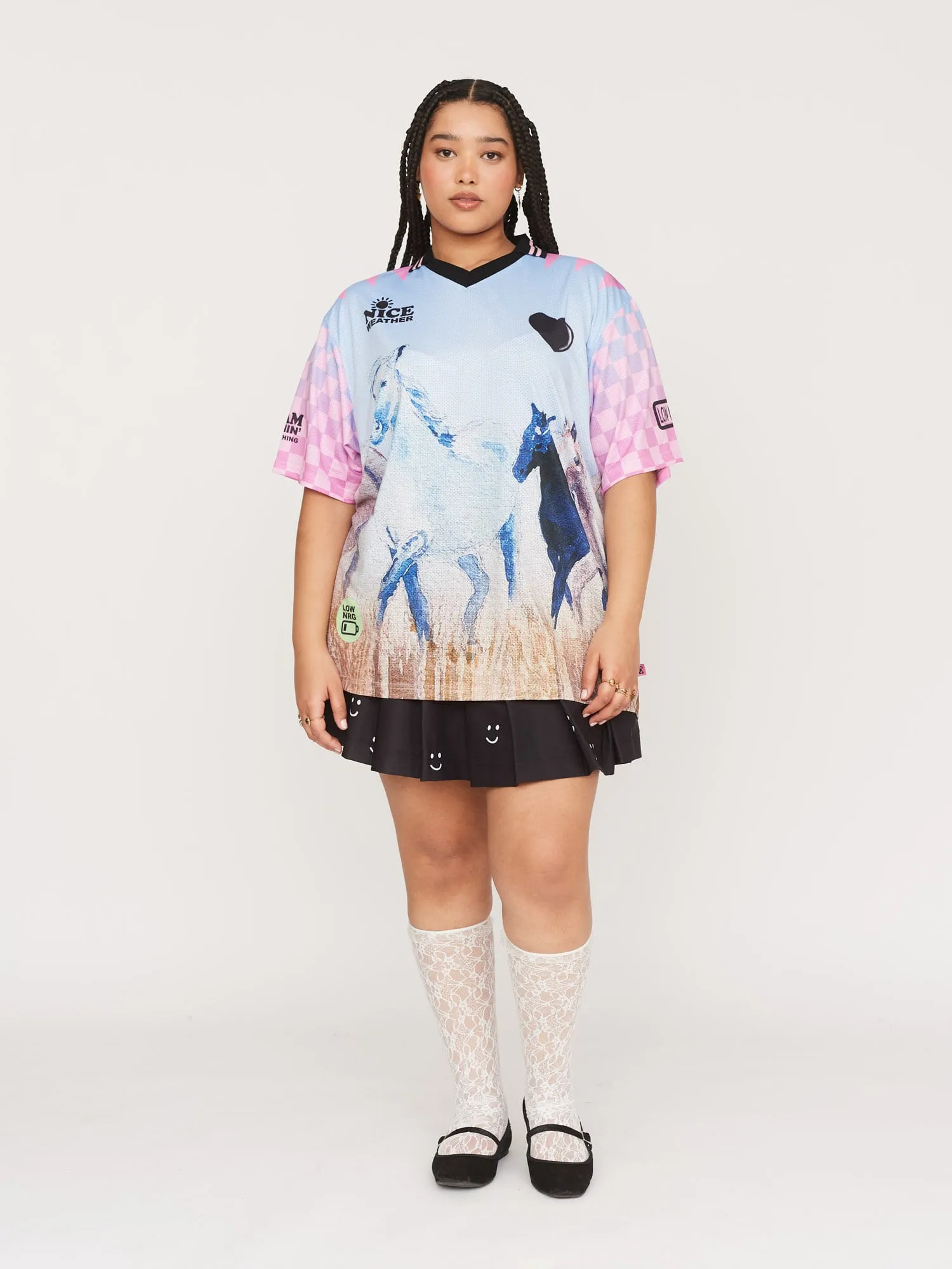 Wild Horses Football Top sold by Lazy Oaf product image thumbnail 2