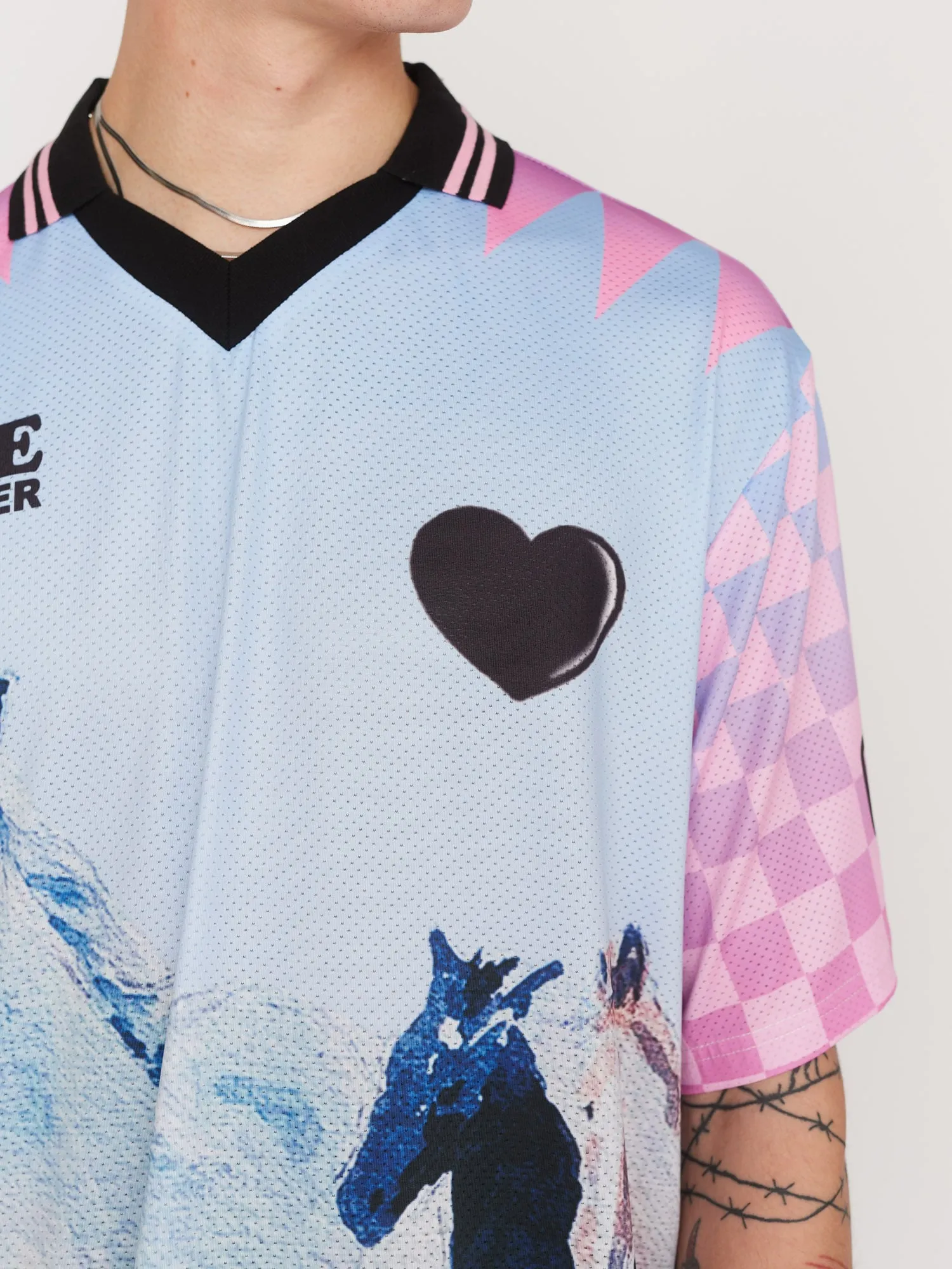Wild Horses Football Top sold by Lazy Oaf product image thumbnail 4