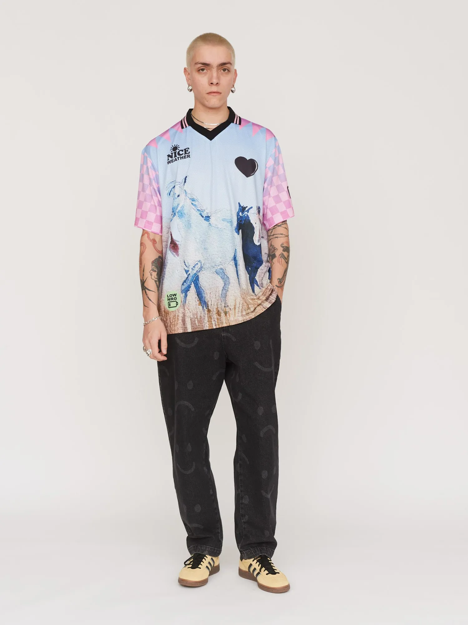 Wild Horses Football Top sold by Lazy Oaf product image thumbnail 5