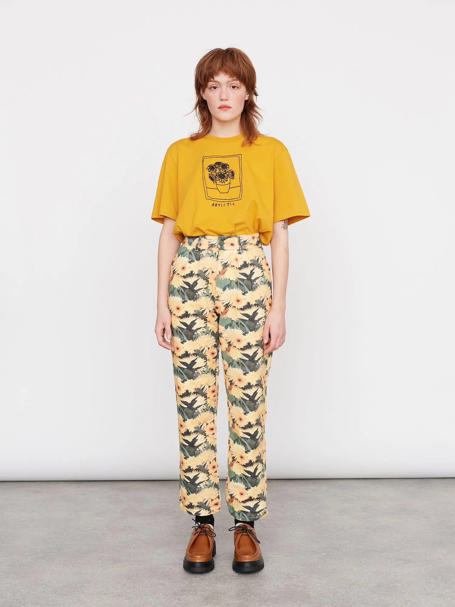 Lazy Oaf Artistic Flowers T-Shirt sold by Lazy Oaf product image thumbnail 4