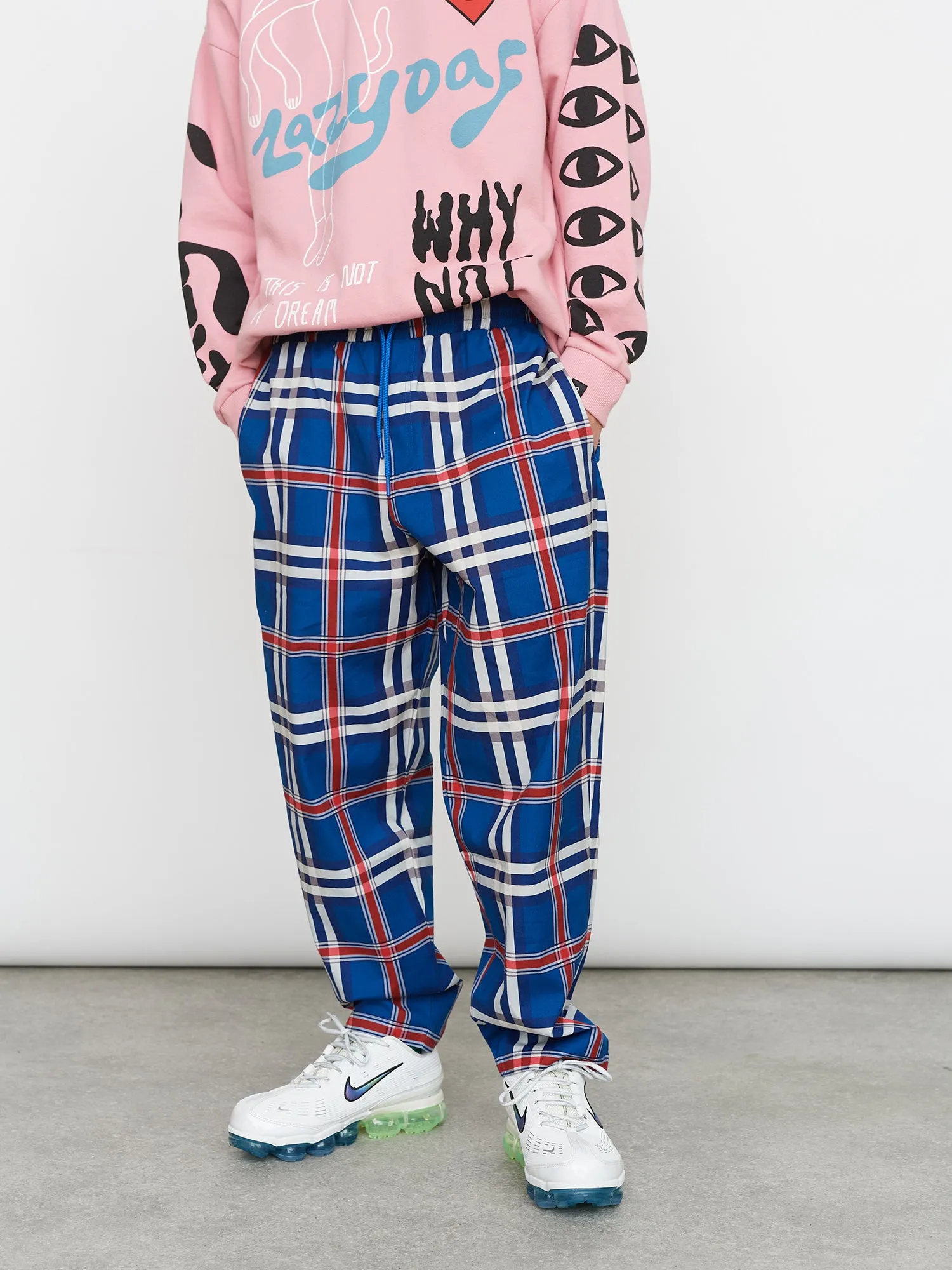 Last Orders Check Pants sold by Lazy Oaf