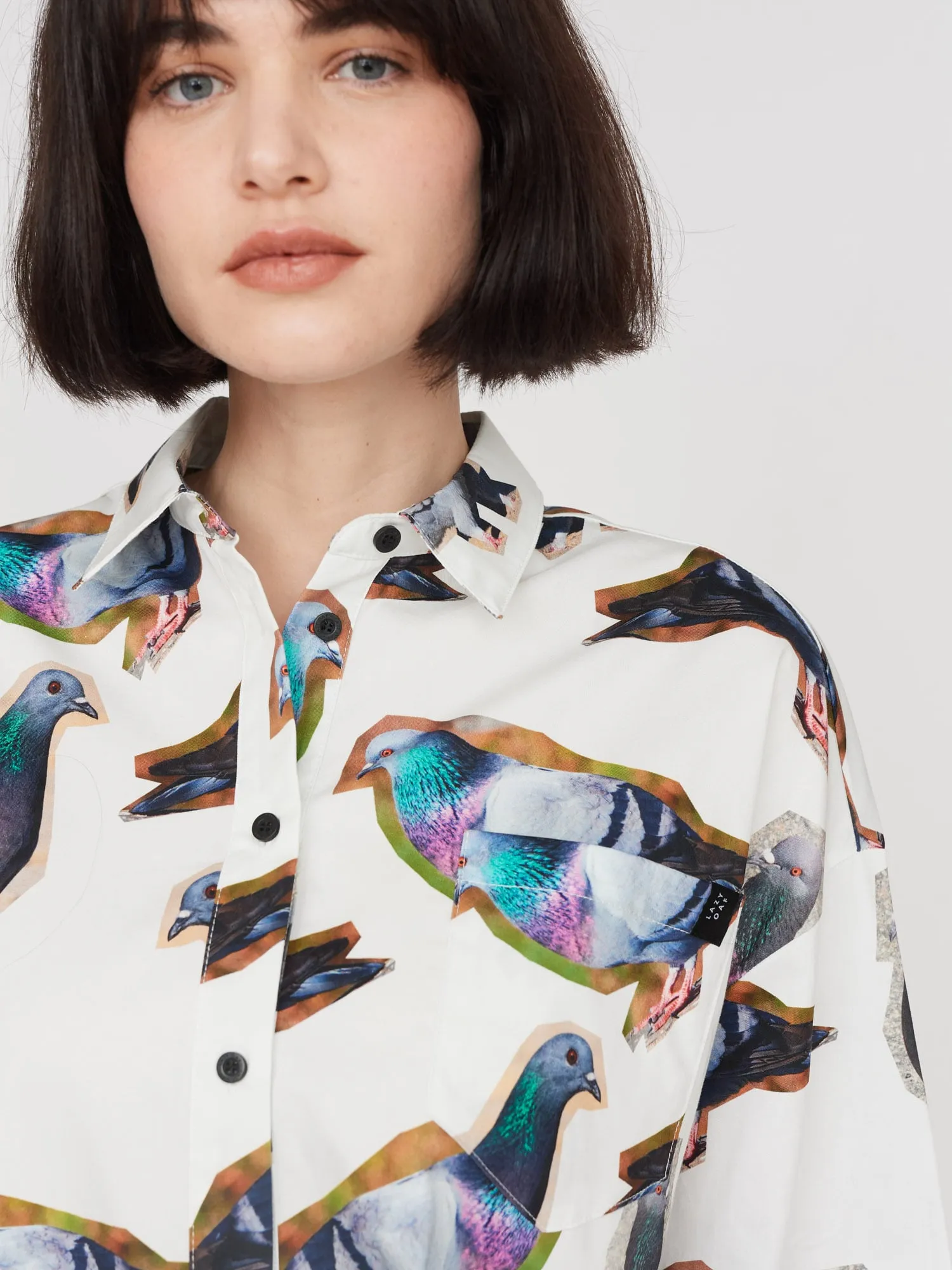 Pigeons Are Pals Shirt sold by Lazy Oaf product image thumbnail 3