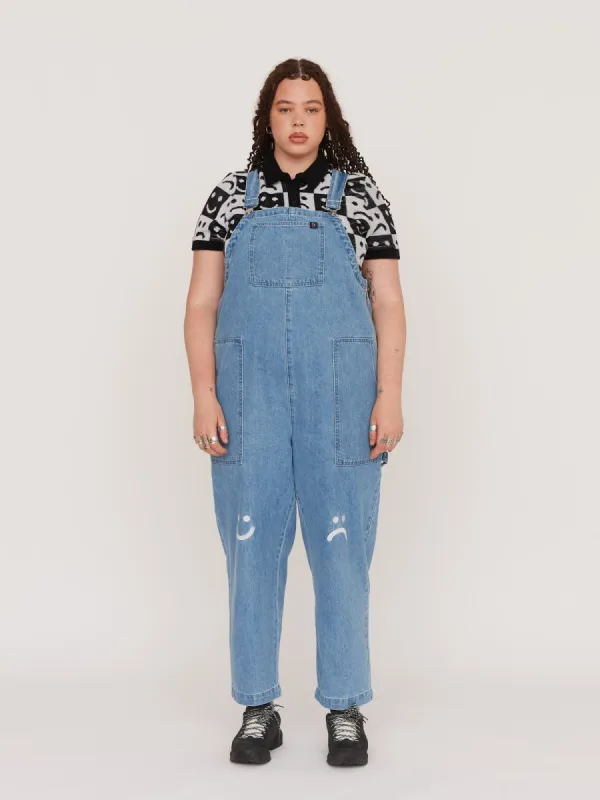 Happy Sad Dungarees sold by Lazy Oaf